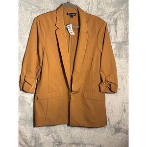 New INC International Concepts Brown Saira 3/4 Sleeve Blazer women's XL